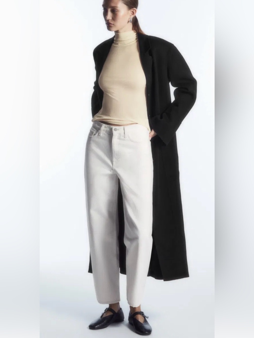 COS Arch Tapered Jeans – Off-White (Rare / Sold Out)